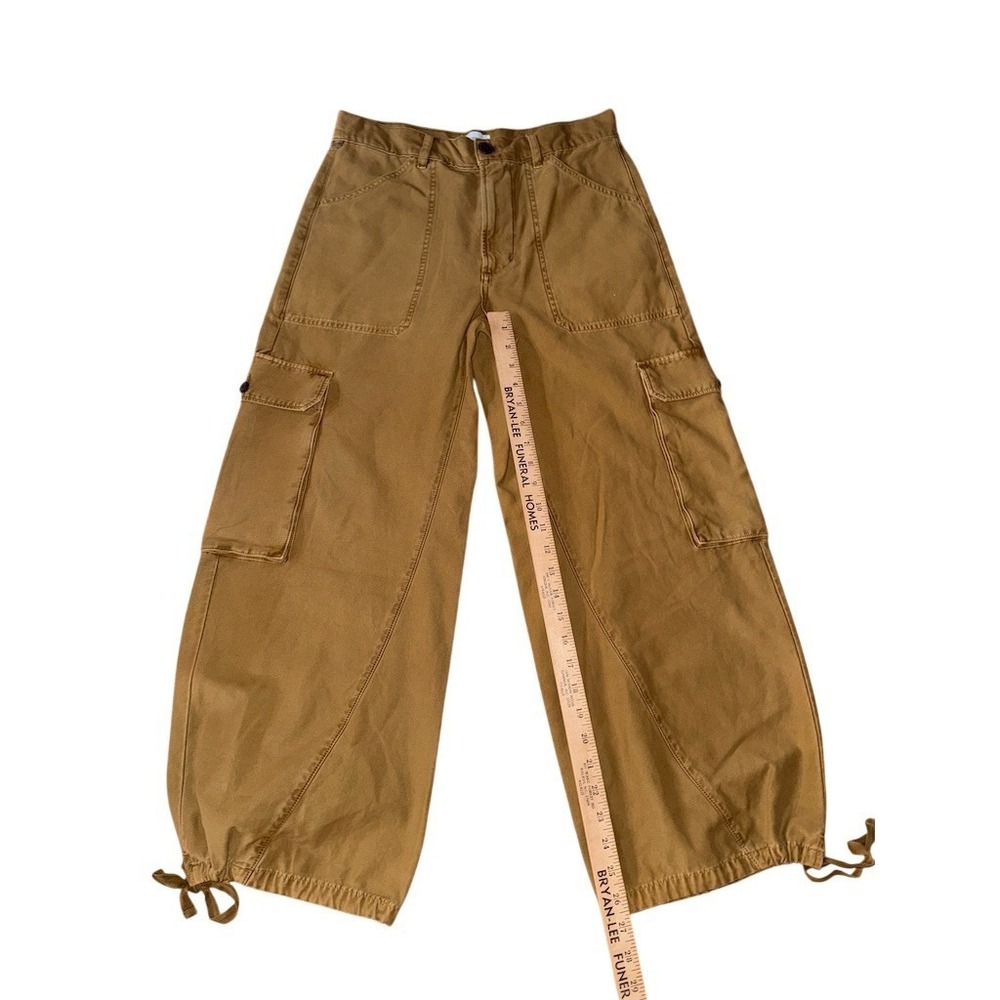 Citizens of Humanity thassos twisted seam utility Cargo Pant 6 6 Beige Wide-Leg - Picture 6 of 11